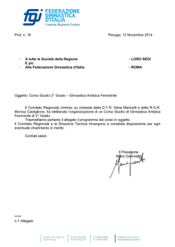 Prot.016 - Corso Giudici 2&deg; Grado GAF