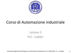 Lezione 3 - mOve - Universit&agrave; degli studi di Bergamo