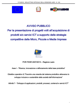 Avviso Pubblico - Horizon2020News