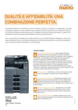 QUALIT&Agrave; E AFFIDABILIT&Agrave;: UNA COMBINAZIONE PERFETTA.