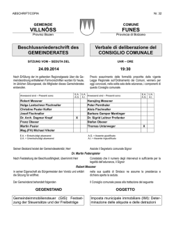 Steuers&auml;tze und Freibetr&auml;ge (Ratsbeschluss Nr
