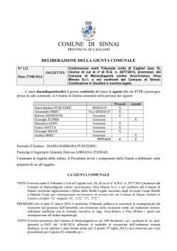 COMUNE DI SINNAI