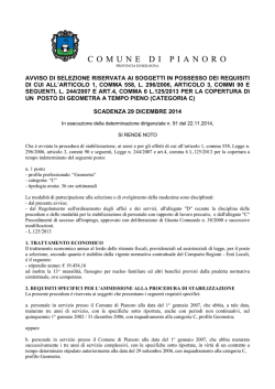 avviso stabilizzazione GEOMETRA Fto