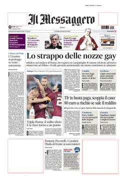 Lo strappo delle nozze gay