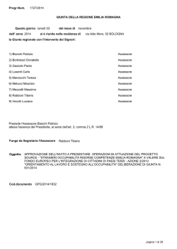 DGR 1727/14 - Regione Emilia