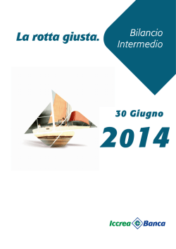 Bilancio intermedio 2014