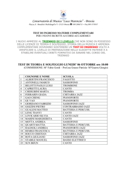 Scarica allegato - Conservatorio di Musica "Luca Marenzio" Brescia
