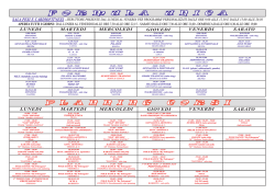Planning 2014/2015 - Village Fitness Club