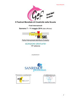 festival int. della musica scolastica gef 2014