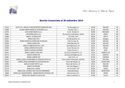 Banche Consorziate al 30 settembre 2014_Alfab