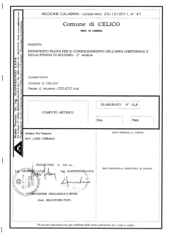 Computo - Comune di Celico