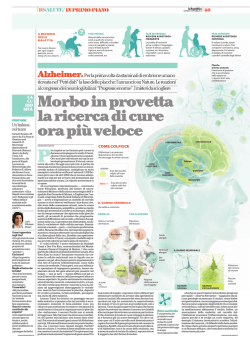 Morbo in provetta la ricerca di cure ora più veloce