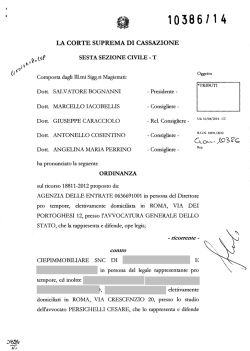 ordinanza n. 10386 del 13 maggio 2014