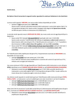 Novit&agrave; Sonde ZytoVision - Bio