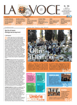 La Voce n.39 del 31 Ottobre 2014