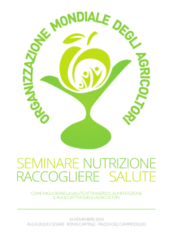 Seminario Wfo - Cooperazione Italiana allo Sviluppo