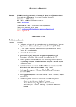 Download Curriculum Vit&aelig; [IT]