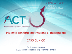 Paziente con forte motivazione al trattamento