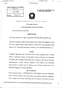 ordinanza n. 1804-2014 consiglio di stato