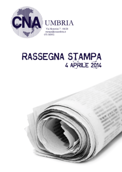 Rassegna stampa 4 aprile 2014
