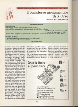 Il complesso monumentale di S. Orso