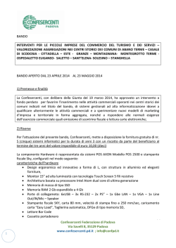 Confesercenti Federazione di Padova Via Savelli 8, 35129 Padova