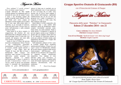 Programma - Gratacasolo