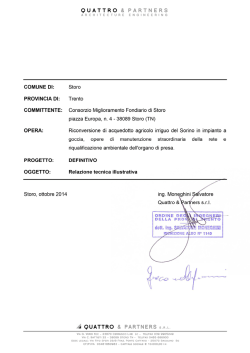 Untitled - Consorzio di miglioramento fondiario di Storo