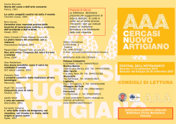 CONSIGLI DI LETTURA - Biblioteca Civica Bertoliana