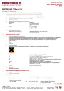 FB CALCEM scheda sicurezza