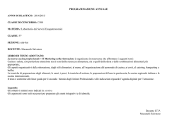 laboratorio di servizi enogastronomici