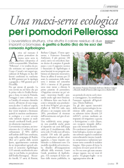 Colture protette - Una maxi-serra ecologica per i pomodori Pellerossa