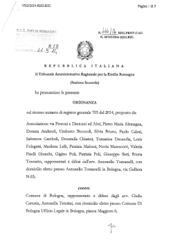 Dehors - Sentenza TAR