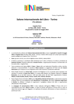 Salone Internazionale del Libro 2014