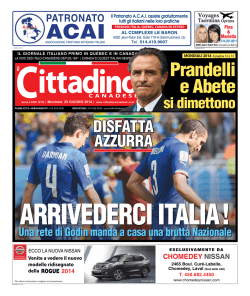 25 gIugNO 2014 - Il Cittadino Canadese