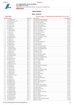 Classifica PDF - Atletica San Patrizio