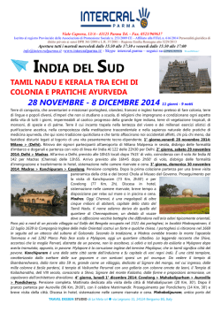 India del Sud INT nov 2014