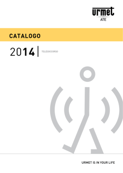CATALOGO - Urmet ATE