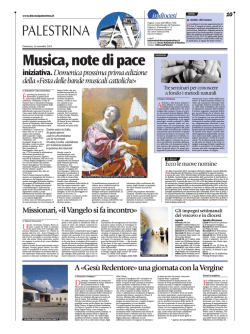 Pagina - Diocesi Palestrina