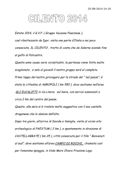 Estate 2014, il G.V.P. ( Gruppo Vacanze Piaschese