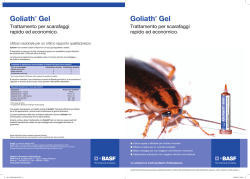 Goliath® Gel Goliath® Gel - BASF Pest Control Solutions Italia