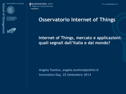 INTERNET OF THINGS: SMART PRESENT OR SMART FUTURE