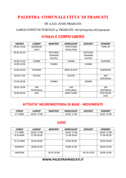 FITNESS E CORPO LIBERO