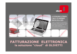FATTURAZIONE ELETTRONICA