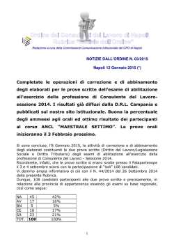 clicca qui - Ordine CDL Napoli
