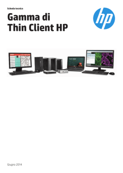 Gamma di Thin Client HP