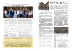 Insieme n° 1 - 2014 - Parrocchia San Giuseppe Sposo