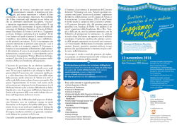 Depliant - Istituto Superiore di Sanità
