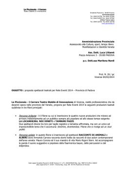 La Piccionaia - I Carrara - Reteventi