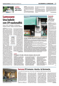 Lumezzane Unababele con 59 nazionalità